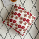 Cute Red Daisy Pattern Throw Pillows Covers