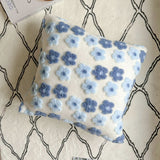 Cute Blue Daisy Pattern Throw Pillows Covers