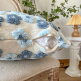 Cute Blue Daisy Pattern Throw Pillows Covers