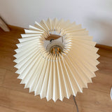 Top view of Cylvara pleated shade frame and replaceable bulb