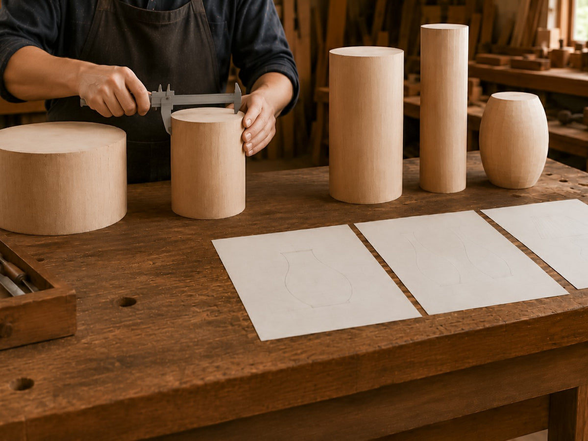 Concept image of a wooden form being prepared