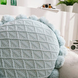 Crochet Decorative Pompom Pillows