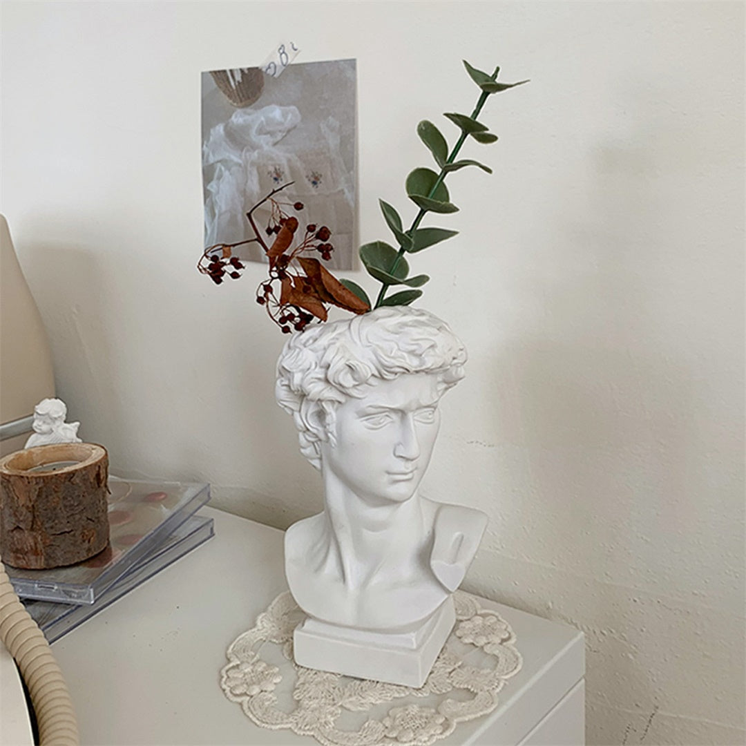 David Statue Vase