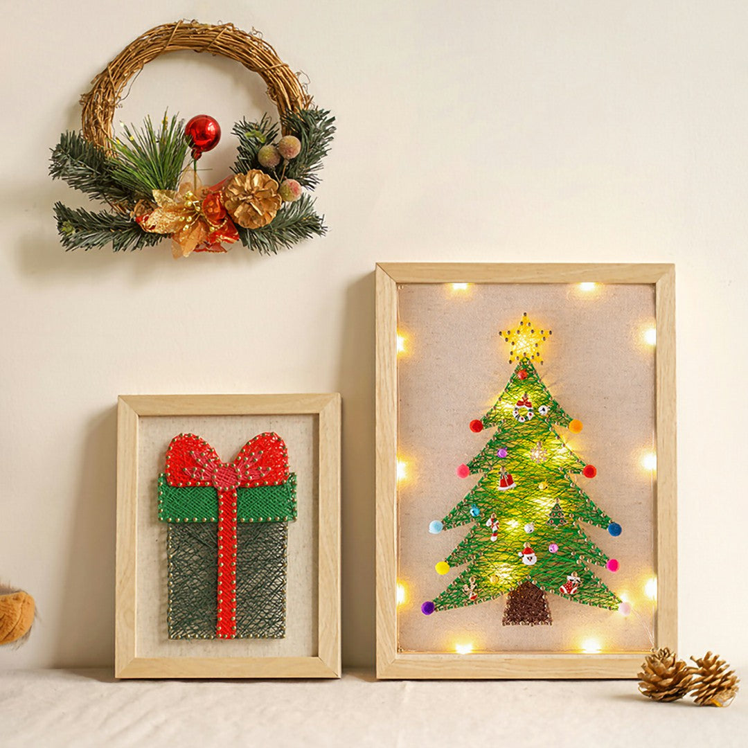 Easy Christmas Tree String Art Kits