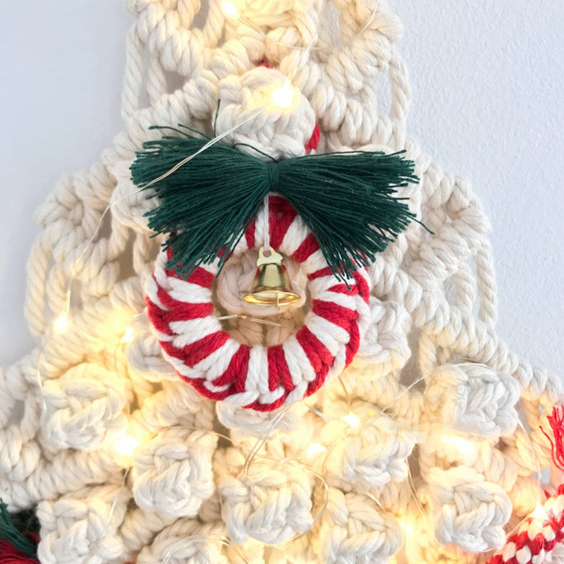 Handmade Crochet Christmas Wall Hanging