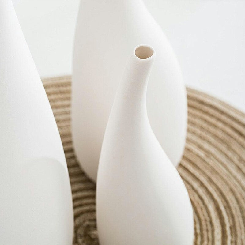 Neutral Japanese Style Ceramic Vase