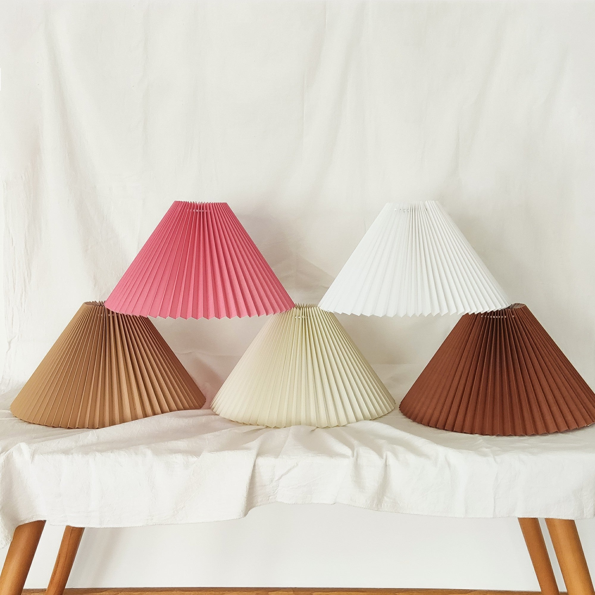 pleated lampshades for floor lamps
