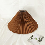 pleated lampshades coffee