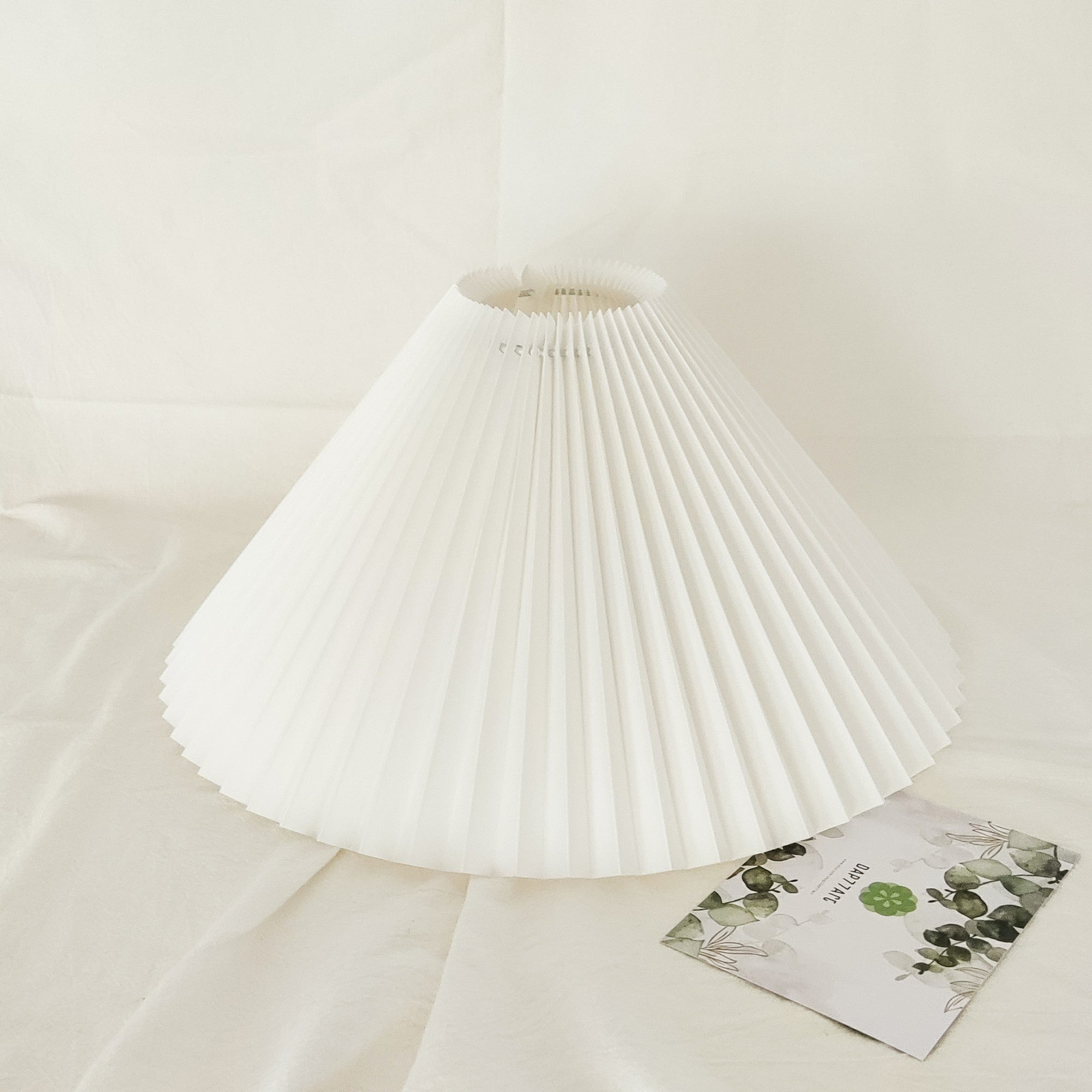 pleated lampshades white