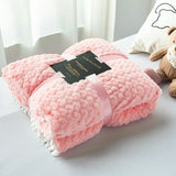 Fluffy Pompoms Blanket