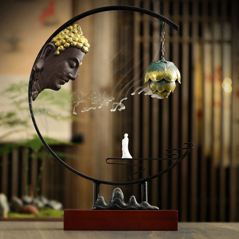Vintage Buddha Incense Burner