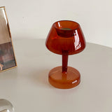 Vintage Wine Glass Tealight Candle Holder