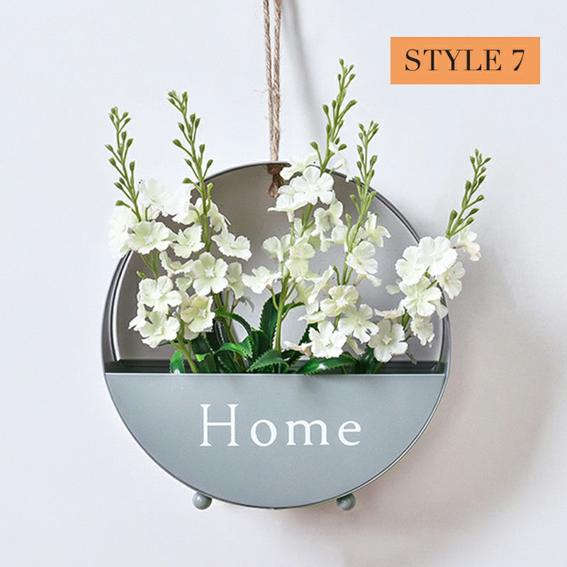 Home Interior Wall Decor Flower Basket